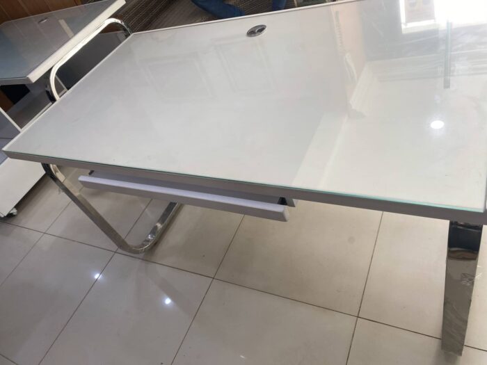 Glossy White Desk