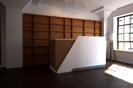 Luxe Executive Reception Desk