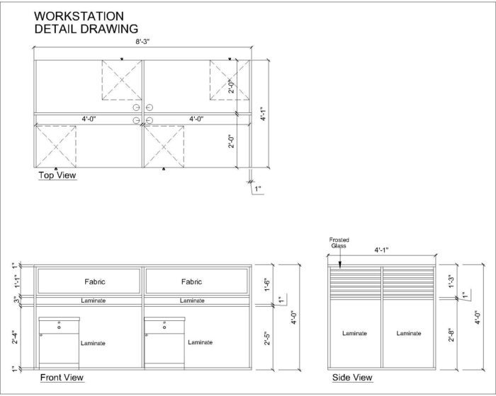 Aluminium Plus Workstation structure