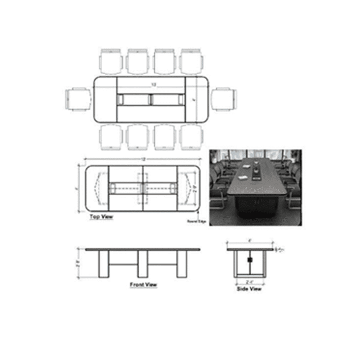 Modern Conference Room Table