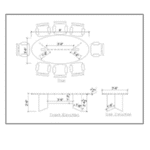 Standard Brown Conference Table